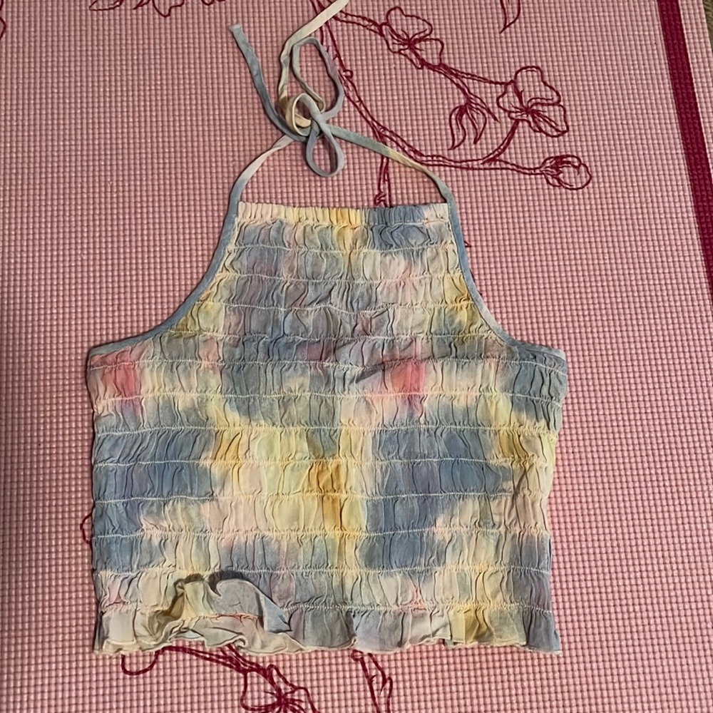 American Eagle tie dyed crop top